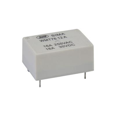 China 4 Pin Sealed Miniature PCB 16A 250VAC 30VDC 0.2W 1A SPST NO Relay DC 24v Electromagnetic High Sensitivity Sealed Power Relay WM46F for sale