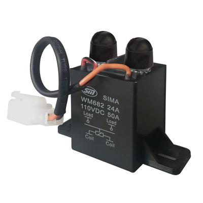 China AG Alloy Auto Contactor Auto Relay WM682 for sale