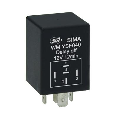 China 12 Volt 5 Pin Auto Timer Delay Relay 24v DC Open Relay 12v NO Delay Off Switch WM YSF040 for sale