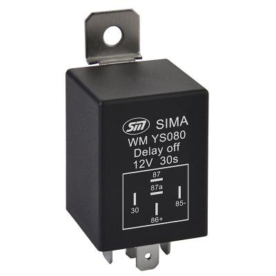 China 12 Volt Unsealed Auto Timer Delay Relay 24v DC Relay 12v NO NC Off/On Delay Switch WM YS080 for sale