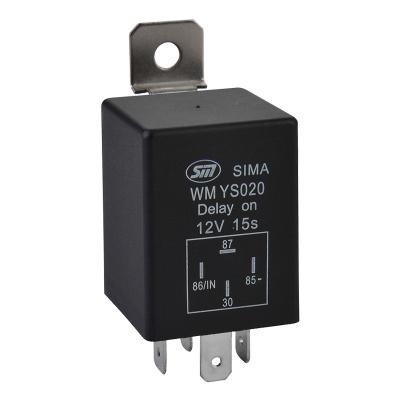 China 12 Volt Auto Timer Delay Relay 24v Dc Relay 12v 4 Pin Delay Unsealed On/Off Switch With Metal Bracket WM YS020 for sale