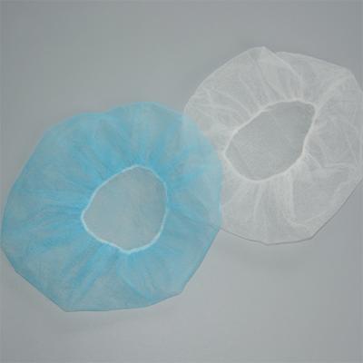 China Food Industry Simple Elastic Disposable Hair Round Elastic Cap for sale