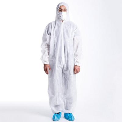 China With hood or foot cover high safety hooded protective coverall disposable type 4 5 6 for sale