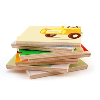 China INDOOR GAMES GAME 2022 Hot-selling Wooden 3D Puzzle Wooden Jigsaw Manufacturers 4pcs Wooden Puzzle for sale