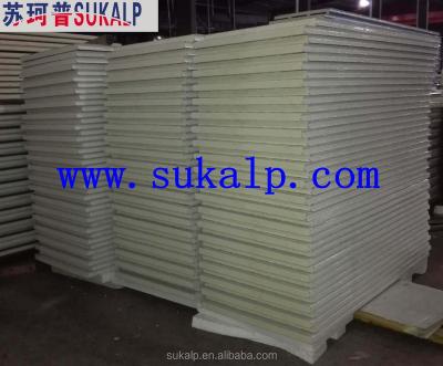 China Metal PU Structural Insulated Sandwich Panels For Cold Rooms for sale