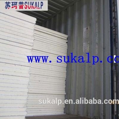 China Modern Wholesale Roofing Cores Styrofoam Roof Sandwich Panels Polyurethane Wall PU Sandwich Panel for sale