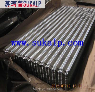 China Construction Manufacturing Plant 762mm / 760mm Galvanized Corrugated Steel Sheet for sale