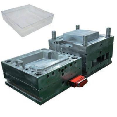 China Plastic transparent injection molding ABS pp PC plastics mold design OEM injection molding storage box steel plastic injection molding for sale