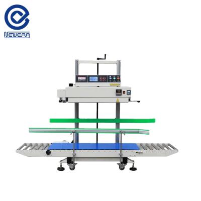 China High performance over wrapping machine vertical continuous band sealing machine XJY280L for sale