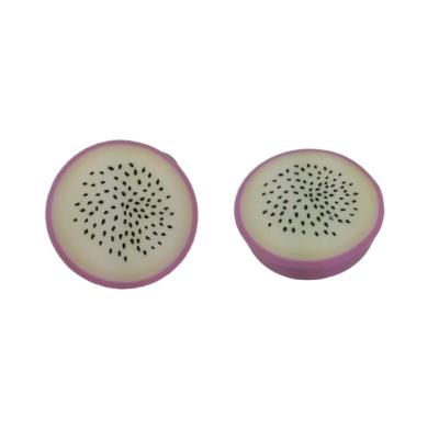 China EXFOLIATING SHA063 New Arrive Dragon Fruit Shower Scrubber Color Bath Sponge Baby Round Shape Super Soft Kids Adult Body Sponges for sale