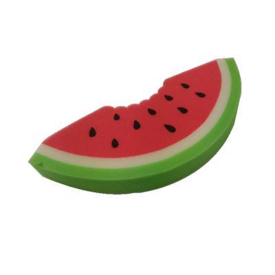 China Sustainable Premium Quality Wholesale Customize Color Durable Three Layer Kitchen Cleaner Flat Fruit Shape Washer Multiple Washing PU Sponge for sale