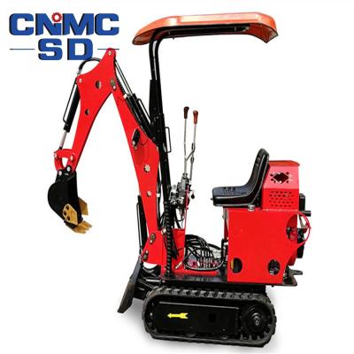 China Home Construction Use EPA CE Certificated Mini Excavators 800 Kg CNMC-SD08 With Accessories Swing Boom Canopy for sale