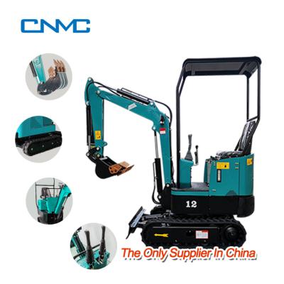 China Construction Material Shops 1.2 Ton Multifunction Hydraulic Diesel Mini Crawler Excavators for sale