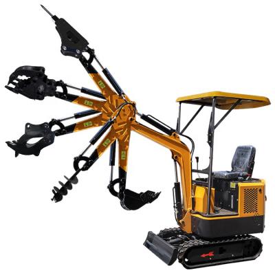 China Building Material Shops 1.2 Ton CE EPA 1 Ton Mini Excavator Factory Direct Sales High Quality 2 Ton Hydraulic Mini Excavator China Small Ripper For Sale for sale