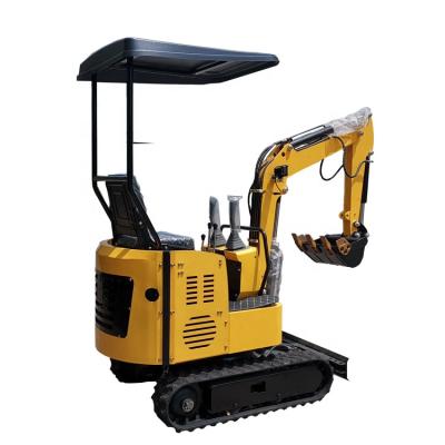 China Hot Selling Small Track 1ton Construction Hydraulic Rubber Mini Crawler Excavator For Garden Household for sale