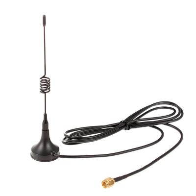 China 433MHZ Spring Antenna Magnetic Base 433MHz Antenna With S M A Connectors Ant-433-01 for sale