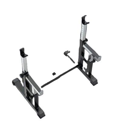 China Gym Squat Rack Press Bench Barbell Set Fitness Home Squat Rack Multifunctional Barbell Rack Set for sale