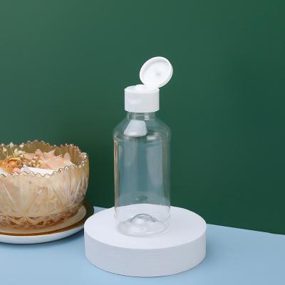 China Best selling cosmetic goods using 30ml Flip Top Hand Sanitizer Bottle transparent portable for sale