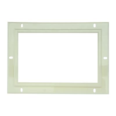 China ABS Switch Cabinet Sight Glass Explosion Proof Glass For Medium Voltage Mechanism PC Sight Glass 275X380 for sale