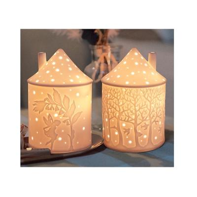 China Home Decoration Handcrafted Ceramic Tealight Candle Holder For Atmosphere Restaurant Decoration Ornaments Candle Jars Gifts for sale