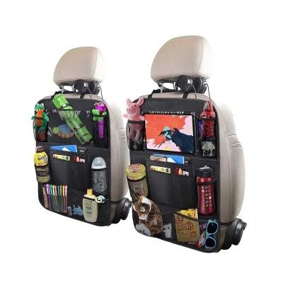 China Brief & Multi Color Pocket Car Seat Organizer Single Car Back Seat Organizer Storage Bag Multi Pockets Bag For Car for sale