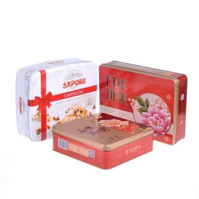 China Recyclable Eight Side Tin Can China Factory Metal Personalized Cookie Tins for sale