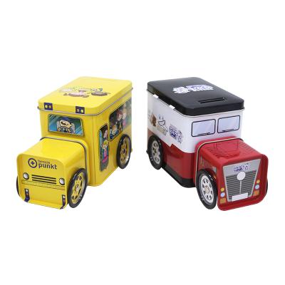 China Wholesale Decorative Recyclable Car Shape Tin Box for sale