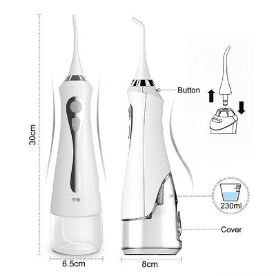 China Cleaner Dentist Recommend Water Flosser Irrigator 2021 Newest Water Flosser Portable Oral Wireless Handheld Teeth Flosser for sale