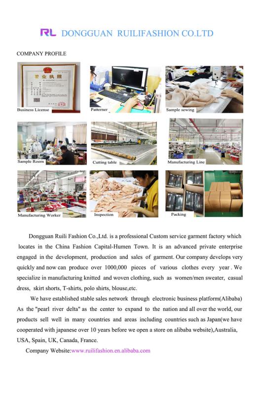 Verified China supplier - Dongguan Ruili Fashion Co., Ltd.