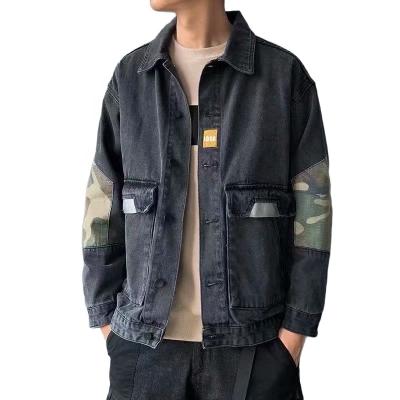 China Autumn Street Wear Mens Casual Windbreaker denim jackets new fashion casual spring denim coat for men for sale