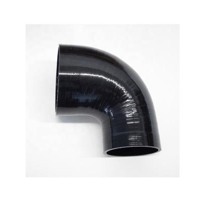 China 90 degree high quality auto 4 ply elbow hose car engine silicone hose reduction for sale