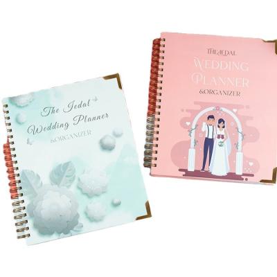 China Monthly Weekly Daily Planner Wish Books for Wedding Journals for Women's Spiral Logo Notebook Custom Planner A5 B5 for sale