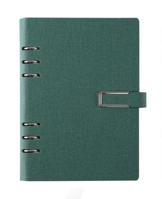 China Single Logo Notepad Case Detachable Ring Loose Leaf Notebook Customizable Hardcover Notebook A5/B5 Student Notebook for sale