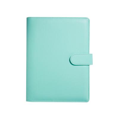 China High Quality Easy Enrollment Macaron Simple Notebook Soft Leather Loose-leaf Notebook Student Creative Cute Notebook for sale