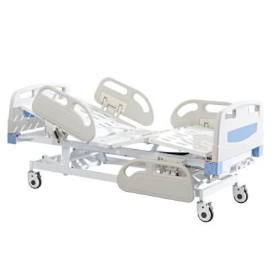 China Hospital Specific Use Three Cranks Hospital Care Bed Best-Selling Care Bed Manual Adjustment 3 Cranks for sale