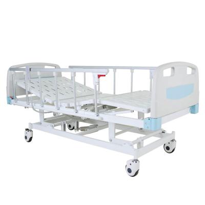 China Hot Selling 3 Functions Electric Bed ICU Hospital Bed ICU Care Electric Adjustable Bed Triple Function Electric Bed Height Quality for sale