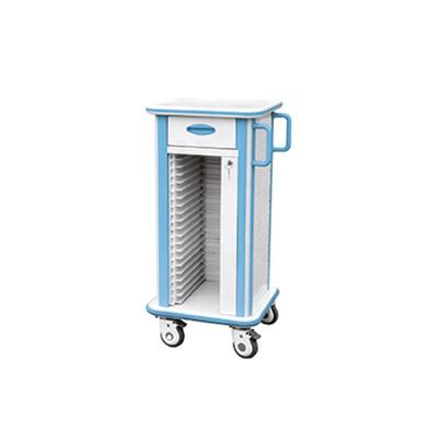 China Modern China Manufacturer Very Hard And Light Weight ABS Plastic Hospital Medical Trolley for sale