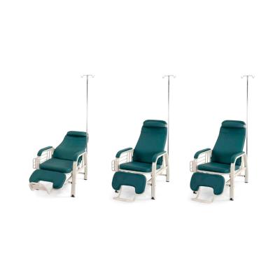 China Modern comfortable adjustable transfusion infusion chair with I.V. for the hospital for sale