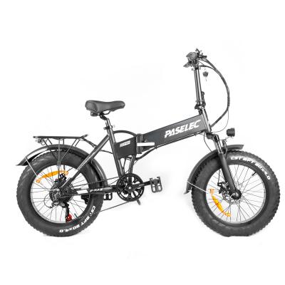 China Battery Recharged System USA 20 Inch E Bike Adult E Bike Folding e-Bike 500w Snow Tire Fat Regenerating System Electric Folding Bike Bicycle for sale