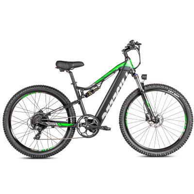 China Full Suspension Aluminum Alloy Mountain Electric Bike ZOOM Hydraulic Disc Brake Electric Bikes For Adult for sale