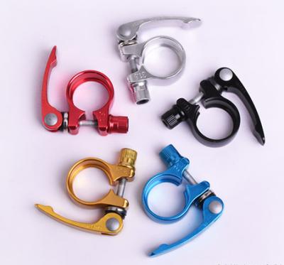 China Custom Moutain Bike Road Bike Metalwork Aluminum Alloy Seat Post Clamp To Adjust Seat Position for sale