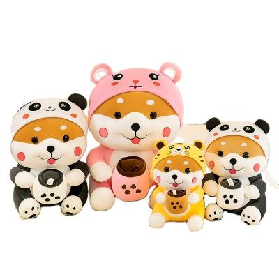 China Creative Funny Toy 20cm Boba Stuffed Animals Cute Gift New Bubble Tea Cup Plushie Plushie Corgi Dog Boba Plush Pillow Milk Tea Plush Toy 20cm for sale