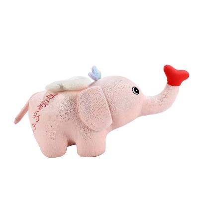 China New Realistic Plush Commercial Machine Toy Machine Top Selling Angle Plush Toy Magnet Elephant for sale