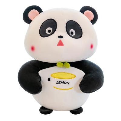 China 2022 New Cute Kawaii Panda Bear Stuffed Animal Custom Panda Doll Plush Soft Pillow Toys Olympik Plush Toys Gift for sale