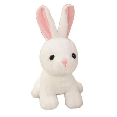 China Bunny Plush Toys Realistic Long Stuffed Animal Flower Easter Bunny Soft Doll Ear Rabbit Plush Toys 20cm 30cm 40cm Lovely for sale