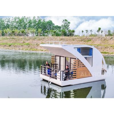 China Sea - River - Lake - Ocean DIY 6M Caravan Houseboat Aluminum Houseboat Camping On Water China Leisure Houseboat Customized Allroad Optional HB580 4-6 for sale