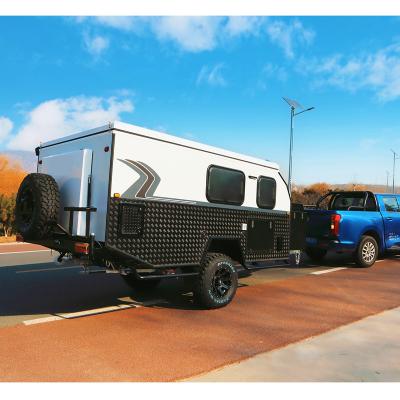 China 2023 Travel Trailer 16ft Off Road Australia Hybrid Caravans Top Road Noise Standard for sale