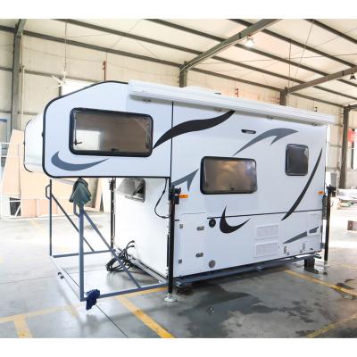 China Travel Trailer Hard Side Trailer Ustrailya Pick Up Tent Camping 4X4 Box Expedition Pickup Truck Outdoor Cheap Red Camper for sale