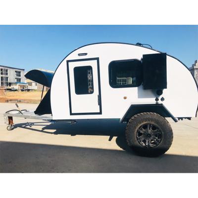 China wholesale china en hechas travel trailer mini caravans teardrop trailer camper trailer picture for sale