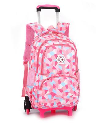 China Wholesale Waterproof Trolley Kids School Backpack With Wheels, School Trolley Bag, Trolley School Bag for sale